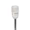 Creekwood Home Nauru 12" Brushed Nickel Petite Metal Stick Table Lamp
